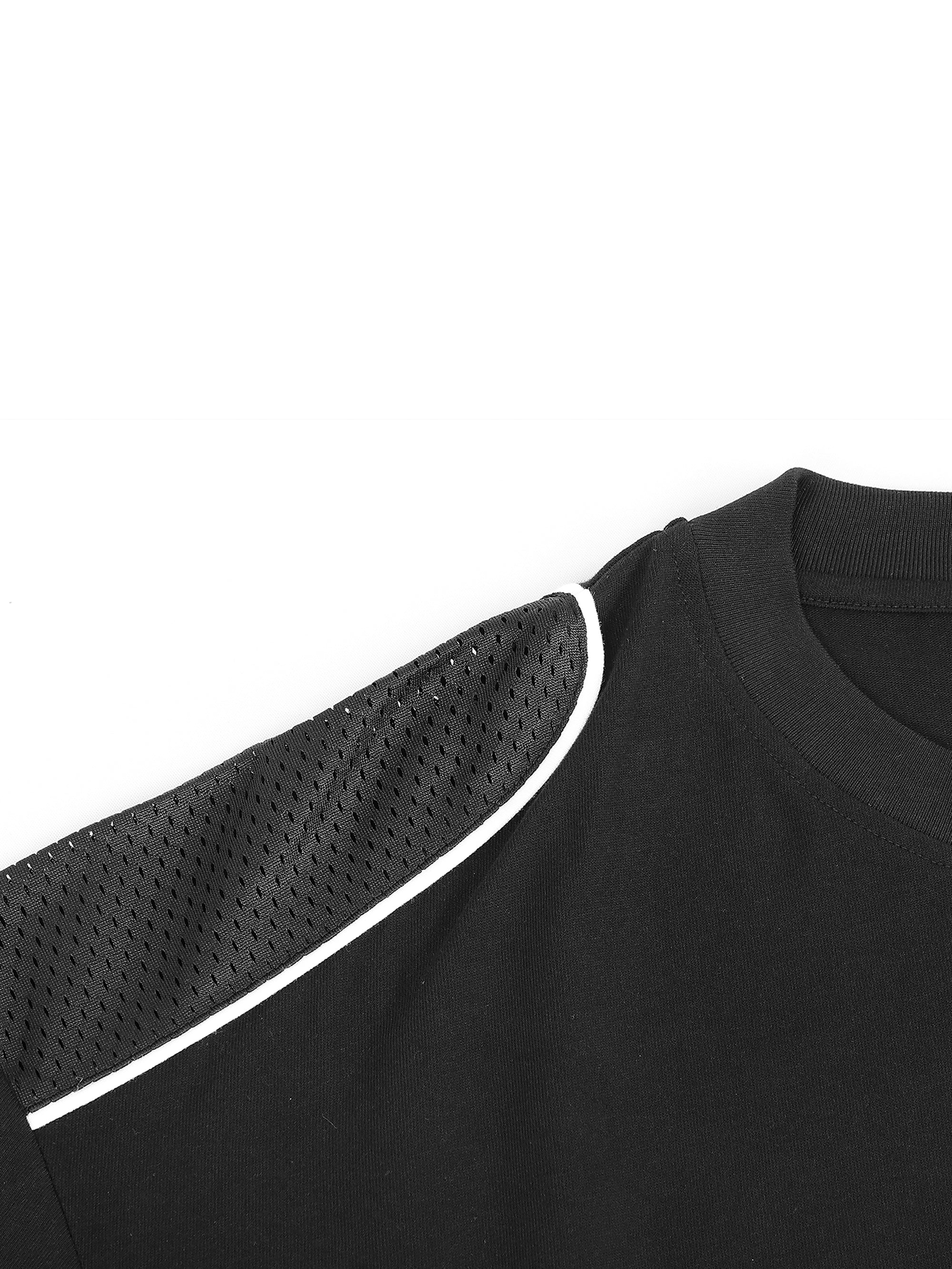 Contrast Piped Panel Tee