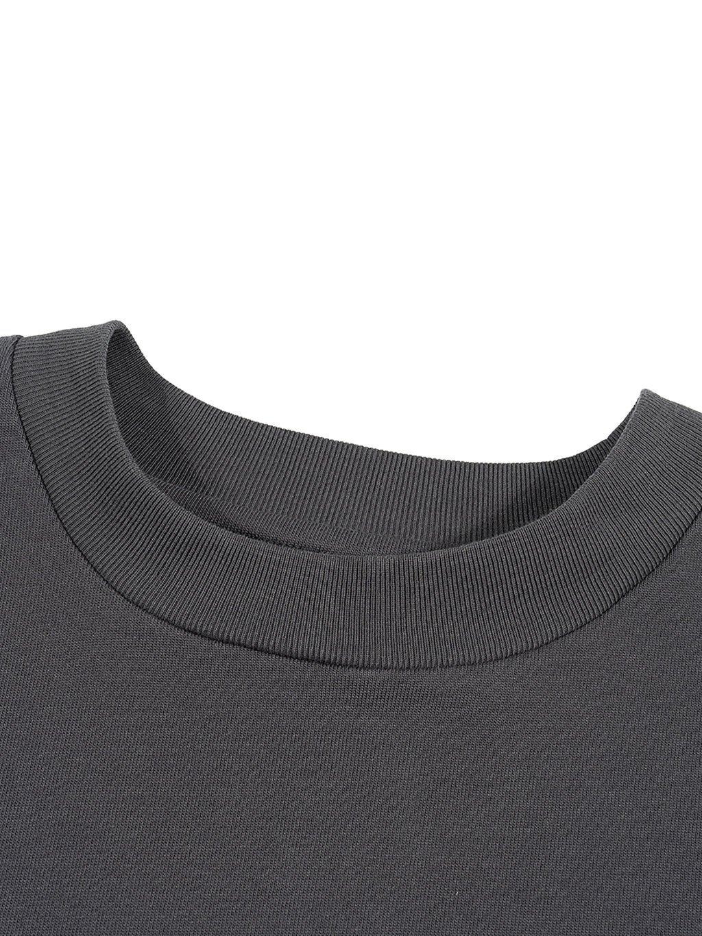 Raw Edge Boxy Cotton Tee