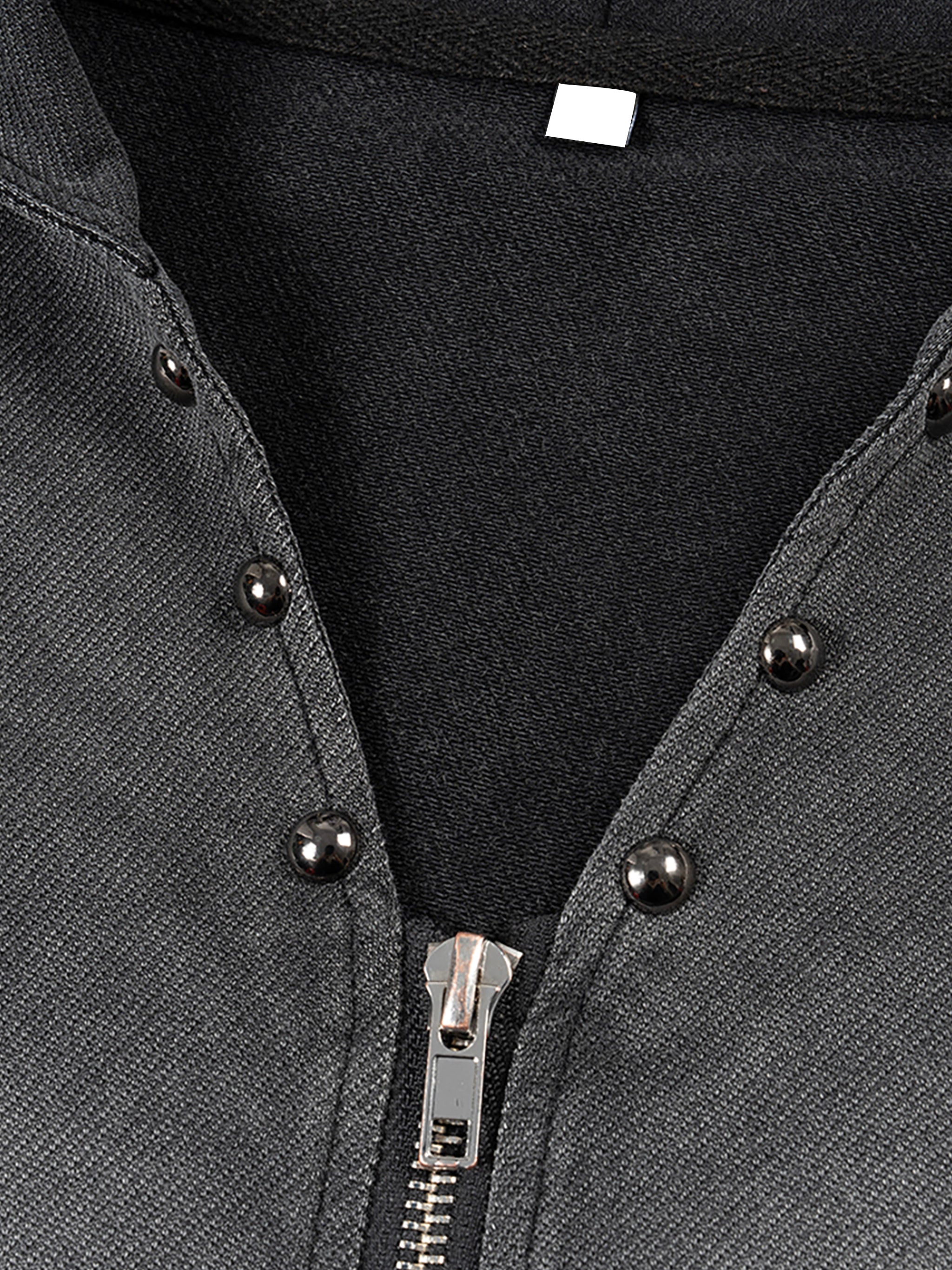 Washed Sleeveless Cotton Hoodie