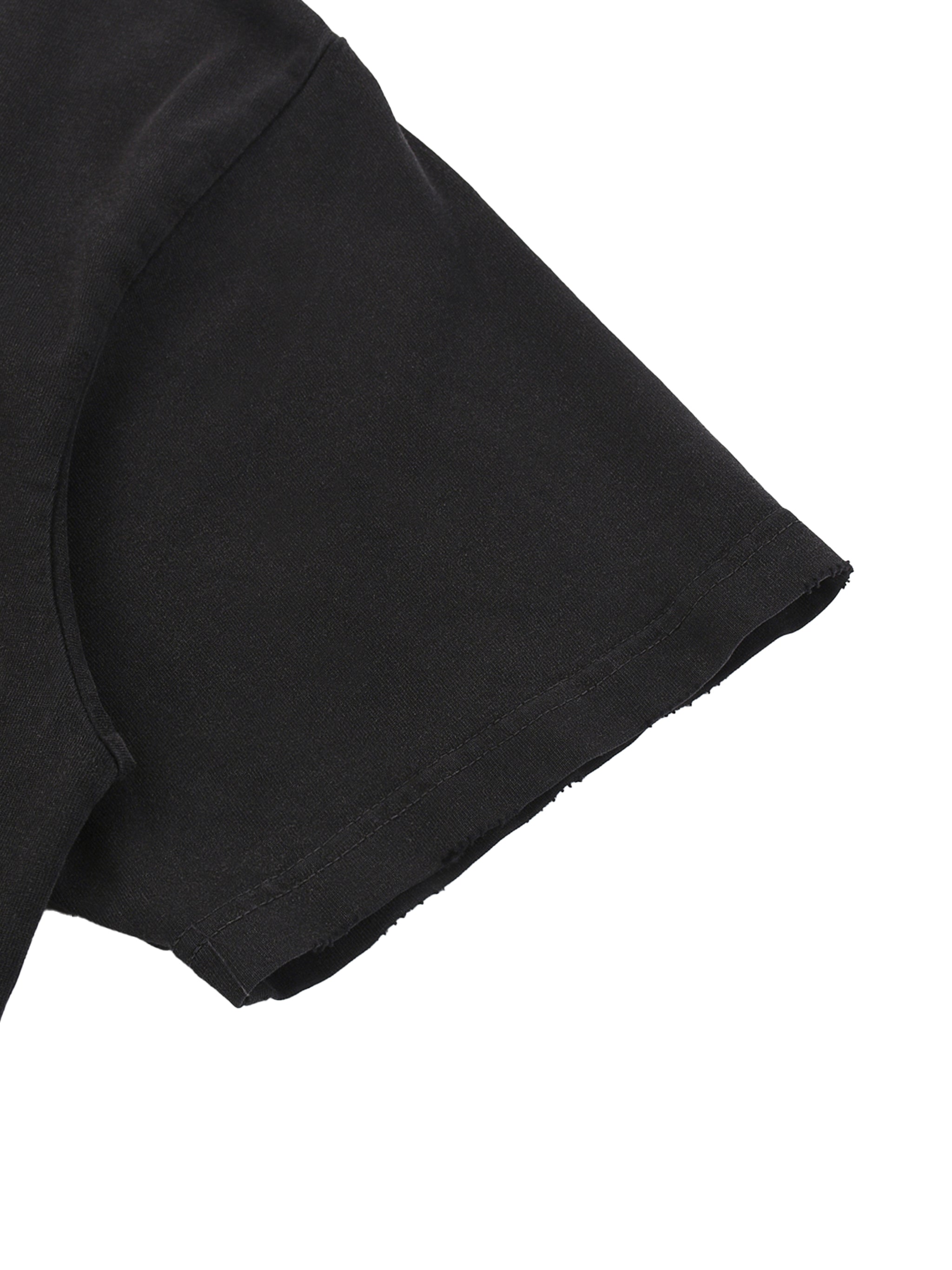 Raw-Hem Lunar Grasp T-Shirt