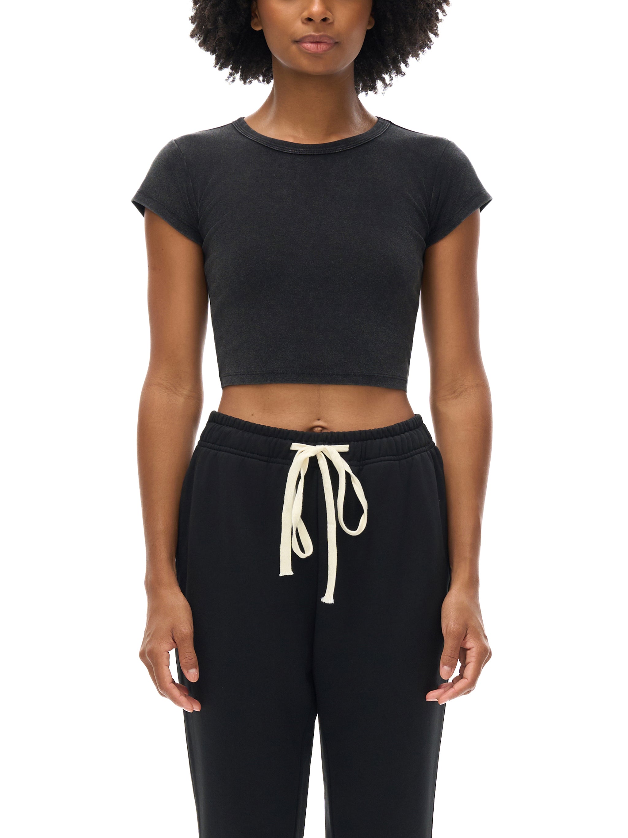 Women's Snow Washed Crop Top