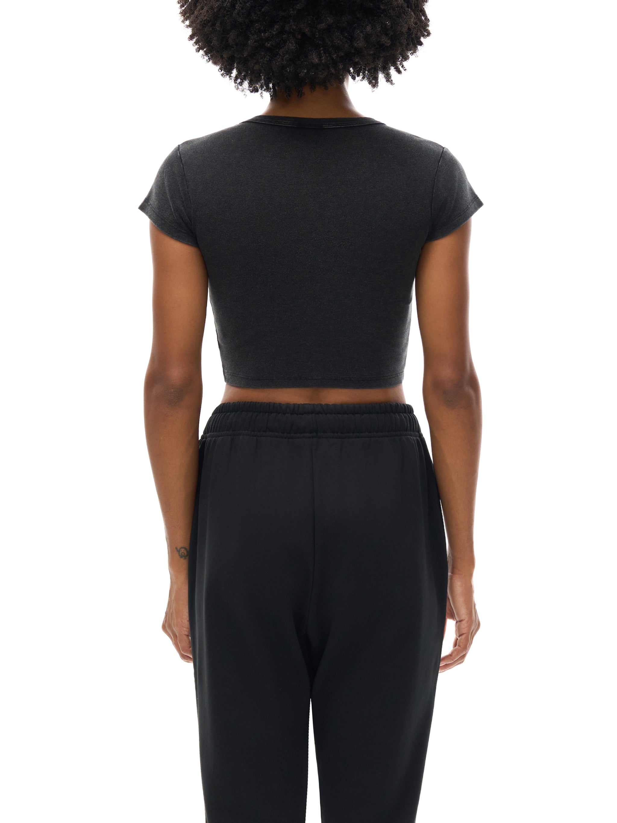 Women's Snow Washed Crop Top