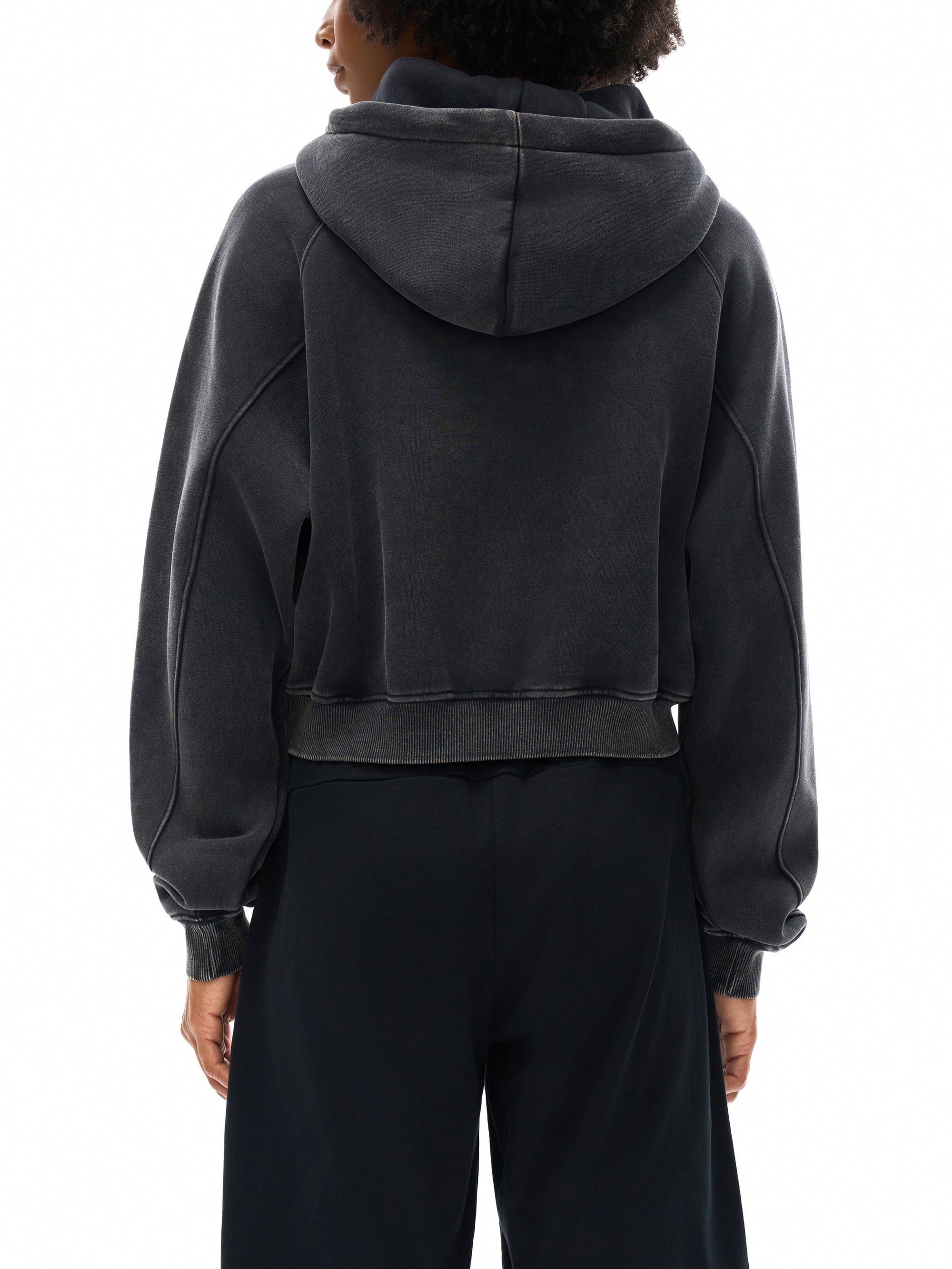 Women’s Snow Washed Cropped Hoodie