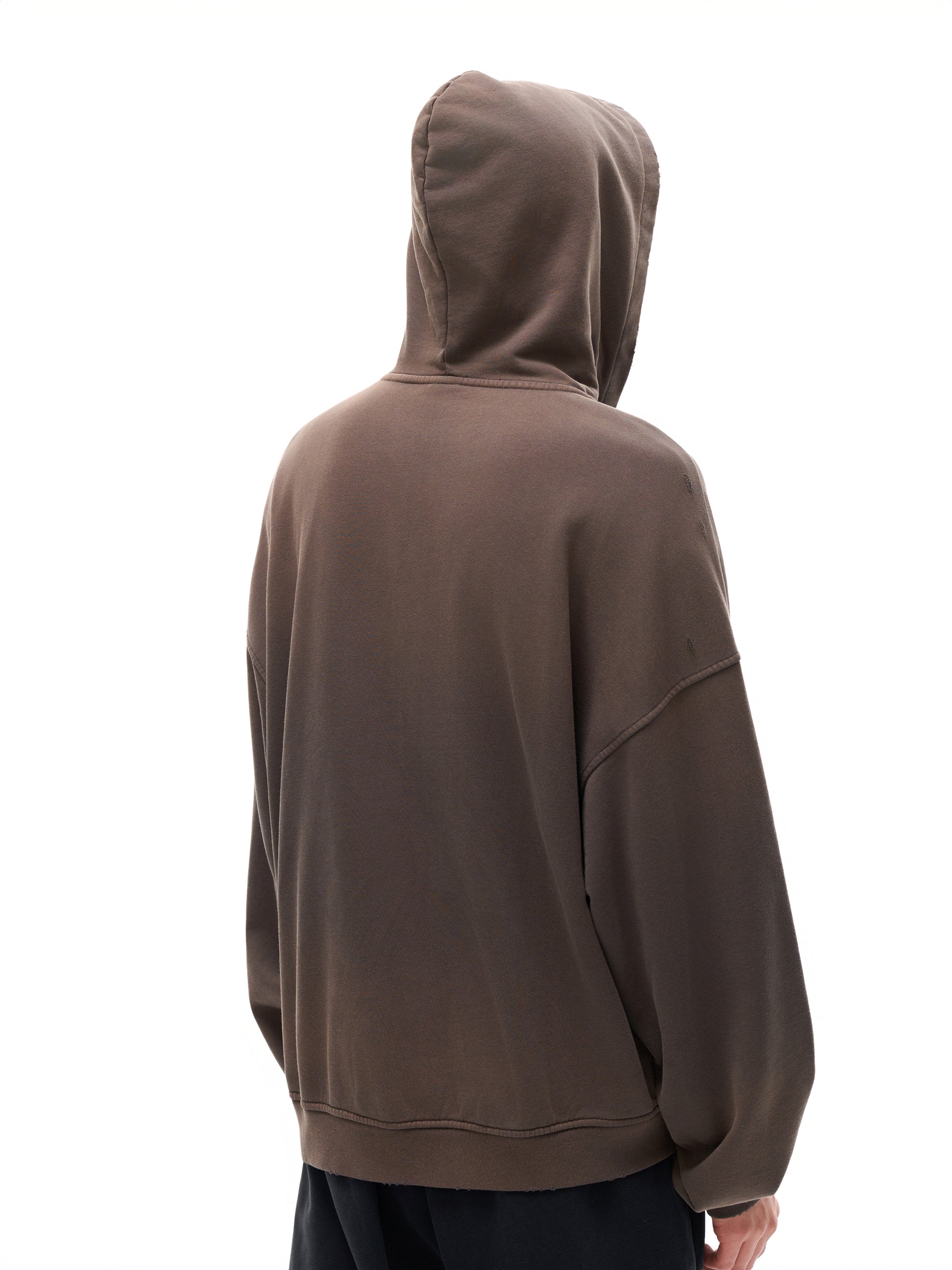 Vintage Sunfaded Zip Hoodie | Heavyweight Distressed
