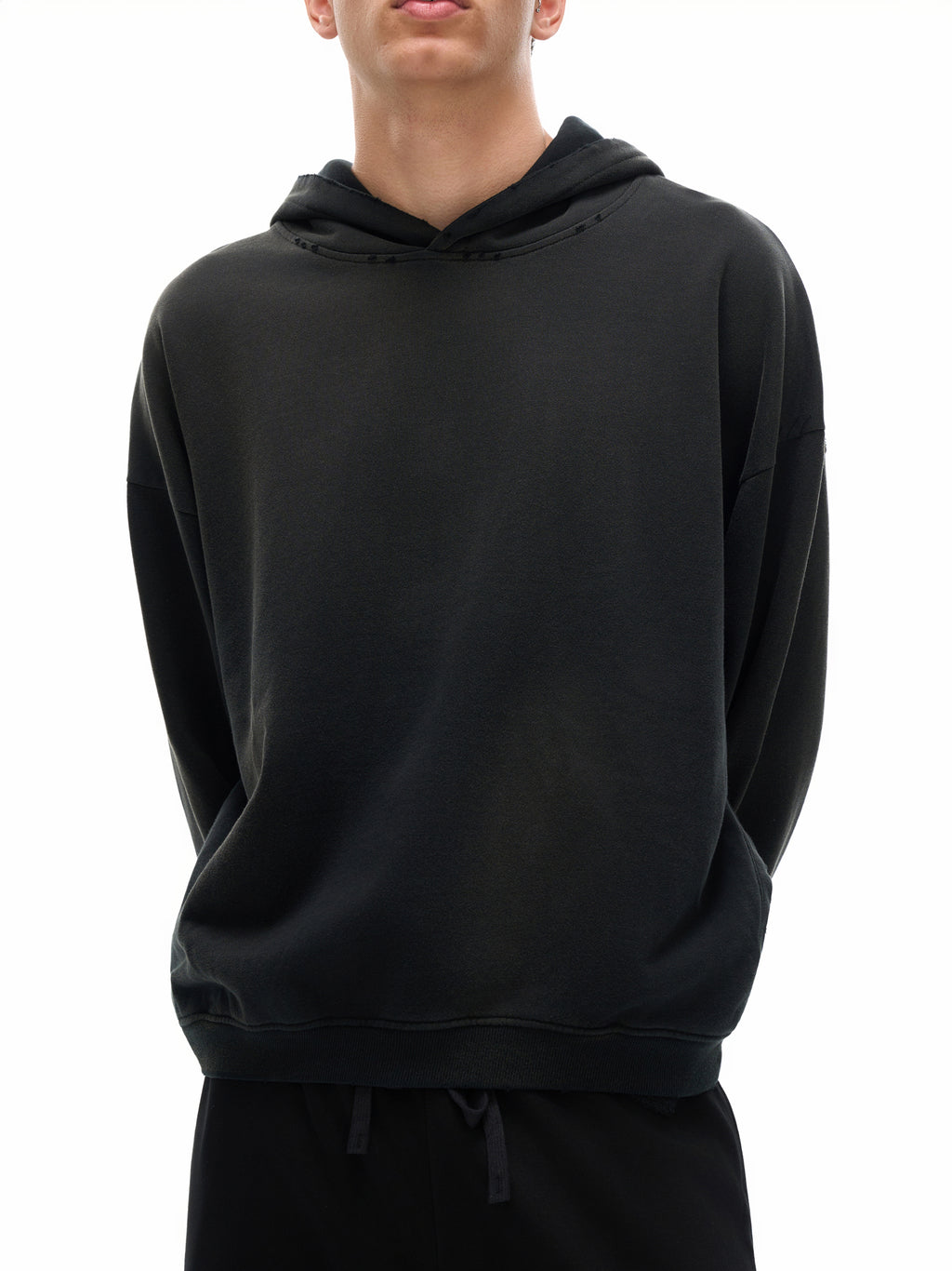 "Would You Mind" | Handcrafted Cropped Graphic Hoodie