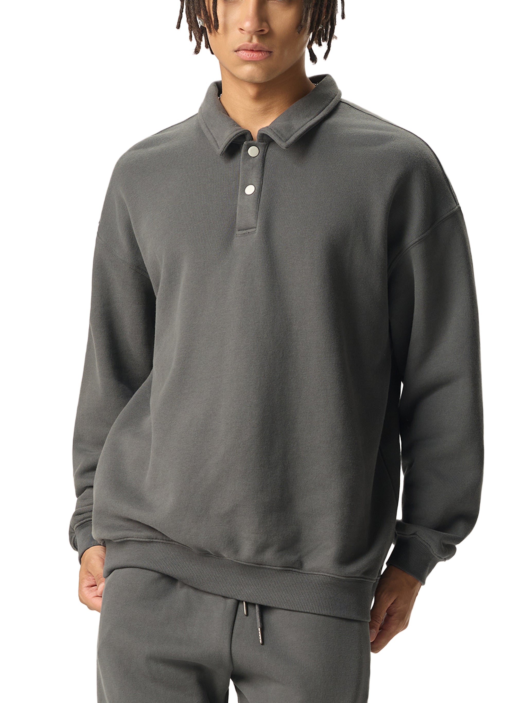 Heavyweight Polo Sweatshirt