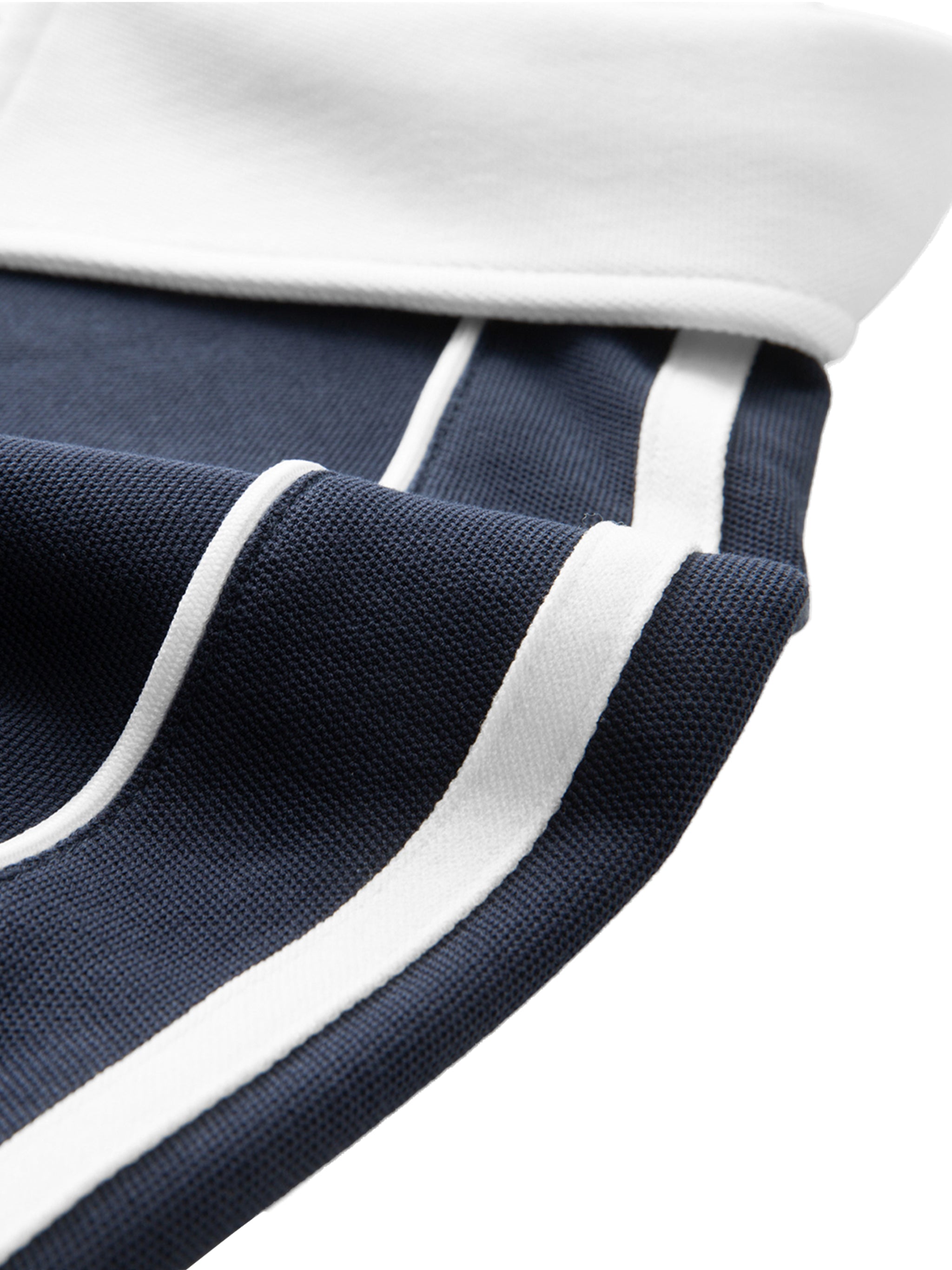 Athletic Stripe Polo Shirt