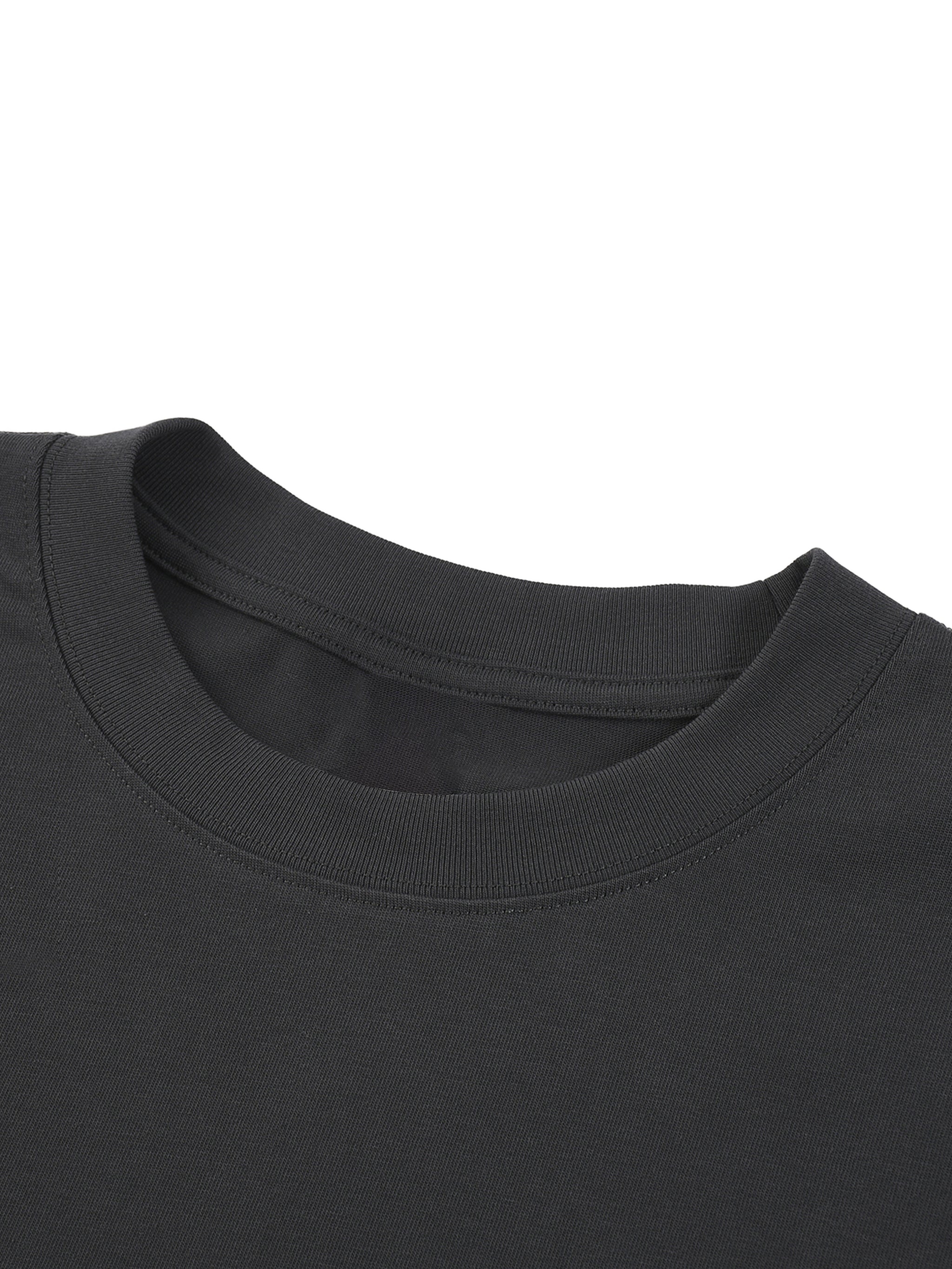 Layered Look Pocket Long Sleeve Tee