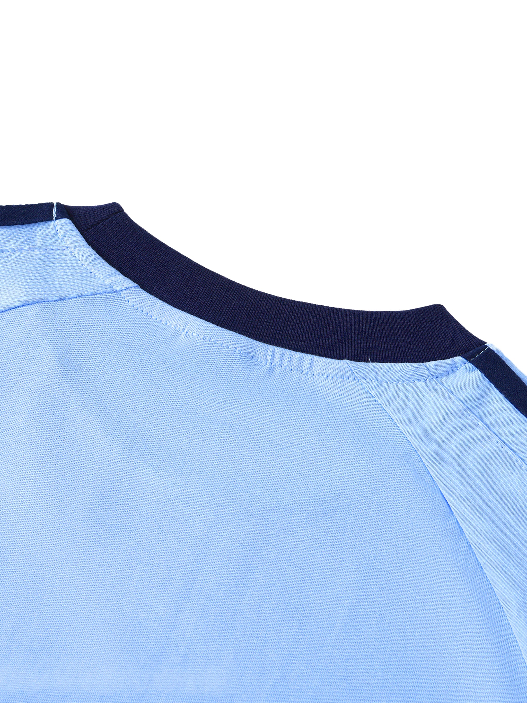 Contrast Tape Crewneck T-Shirt