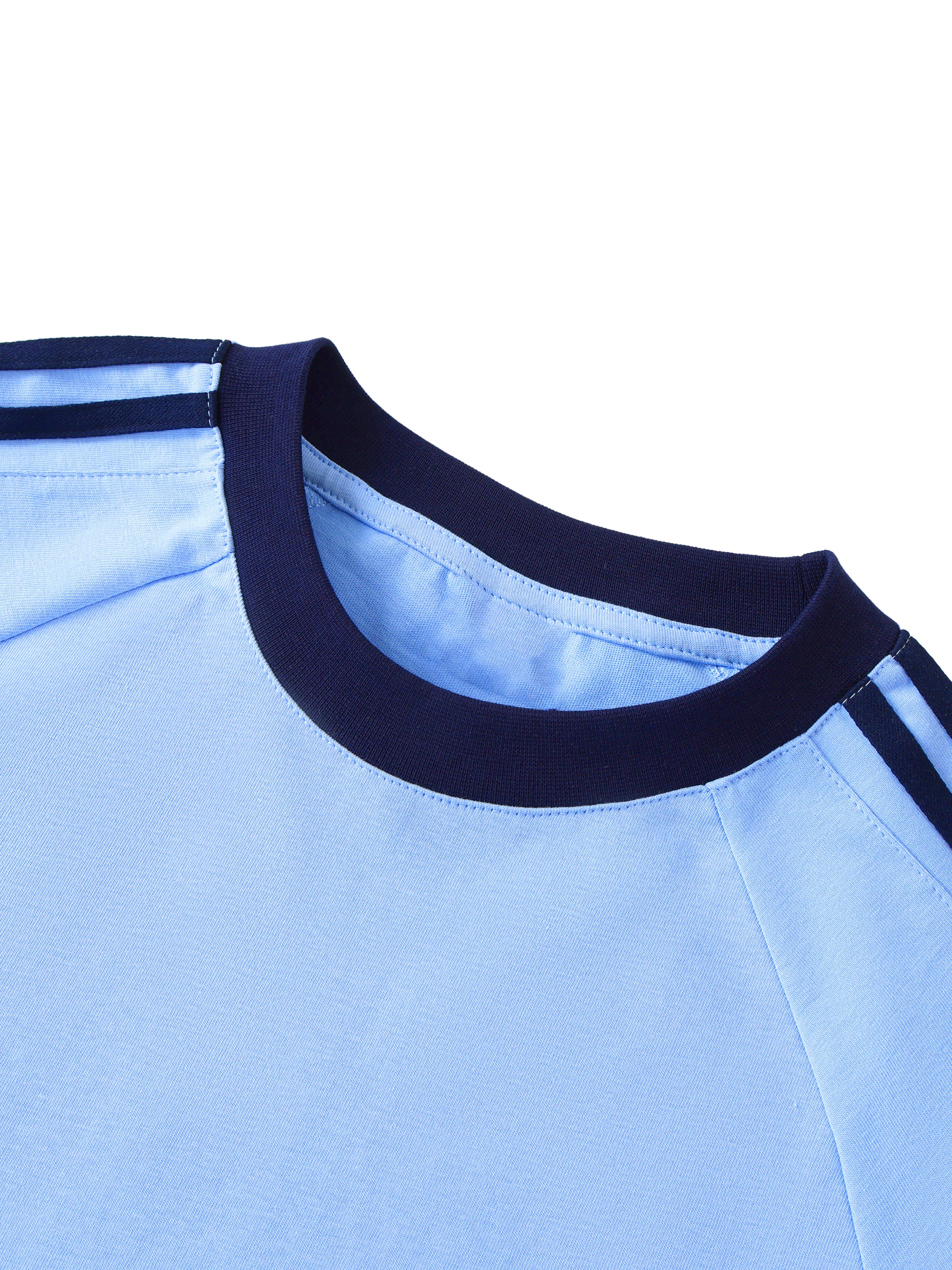 Contrast Tape Crewneck T-Shirt