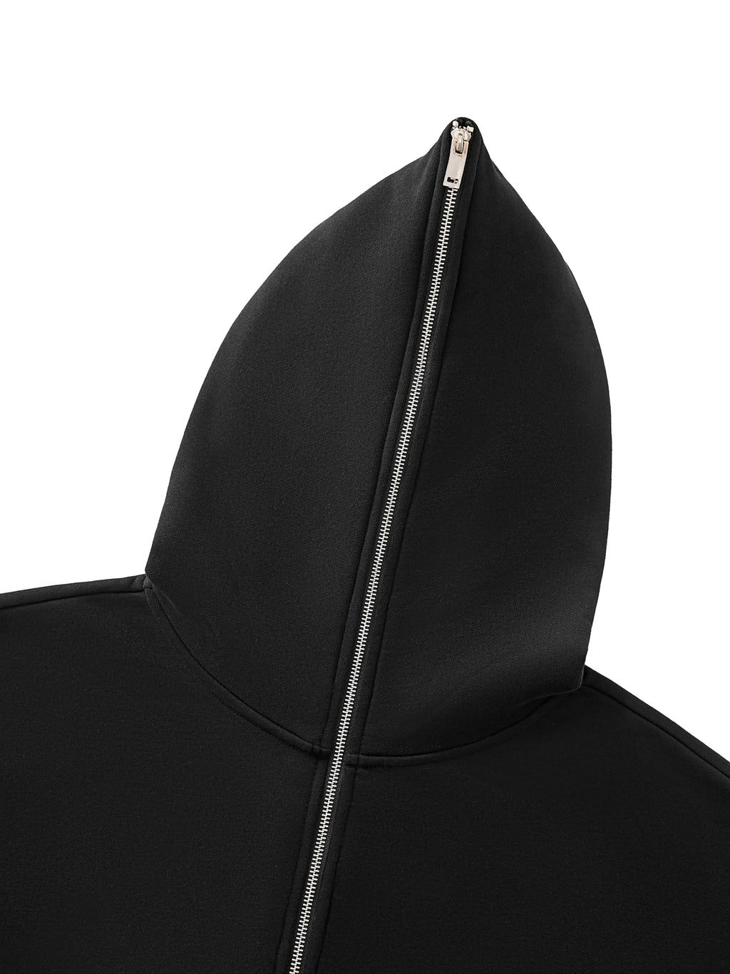 One More Shot | Fleeced Full-Zip Boxy Hoodie