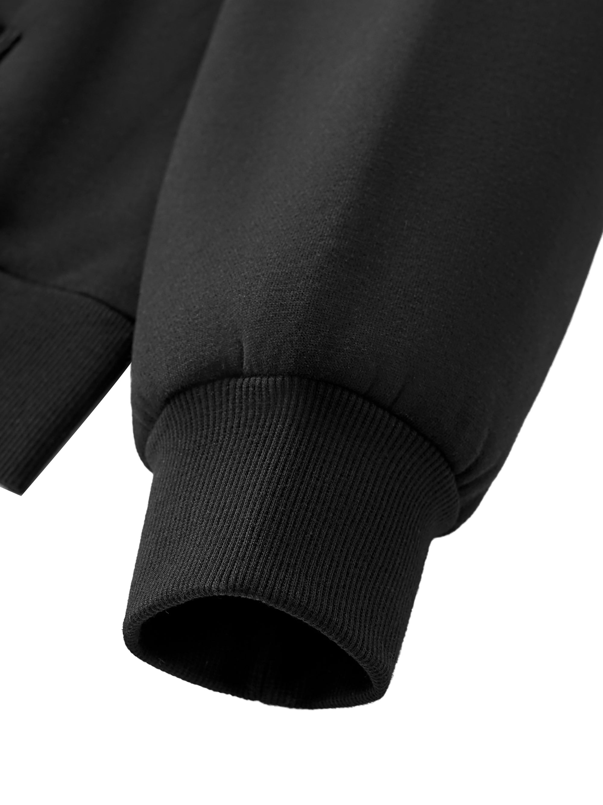 One More Shot | Fleeced Full-Zip Boxy Hoodie