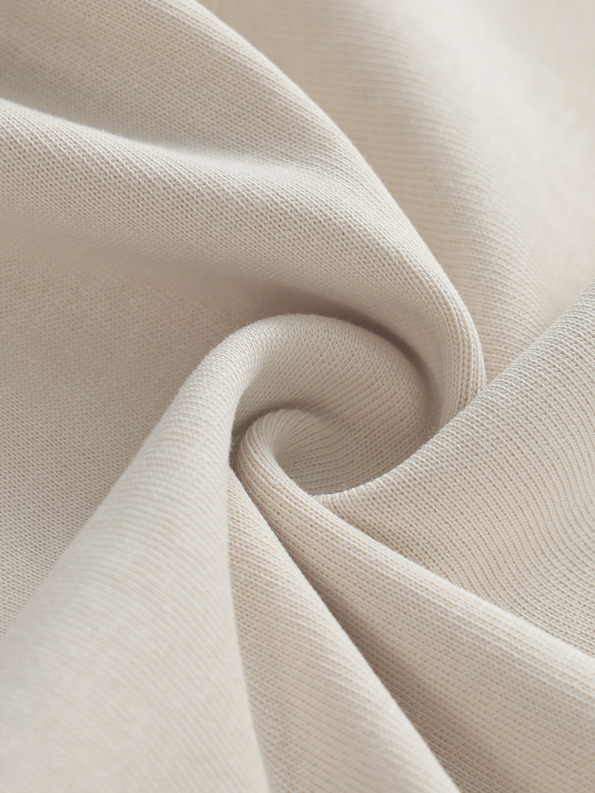 Two-Tone Contrast Panel Cotton Polo Shirt