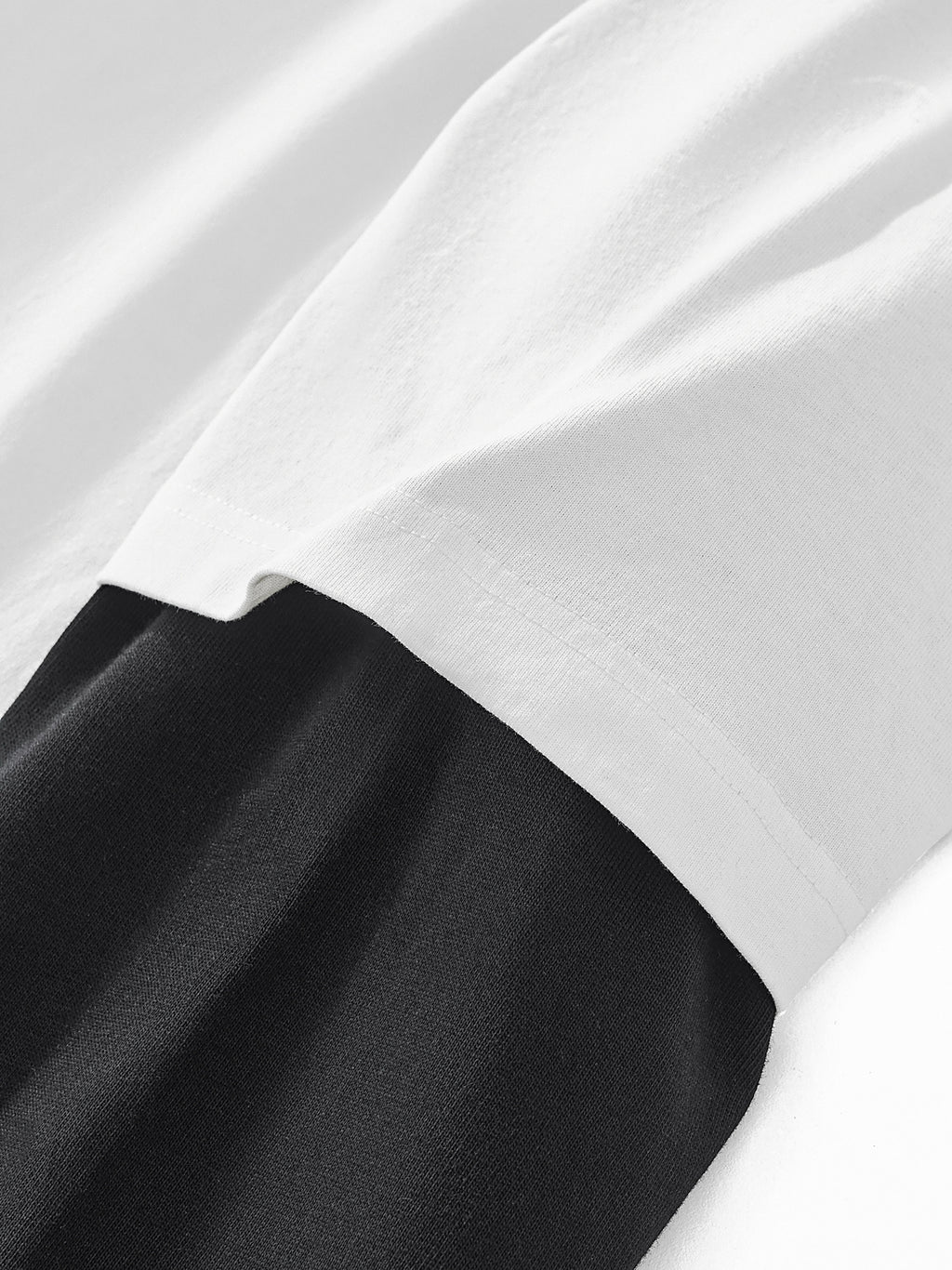 LIMITLESS | Wing Graphic Layered Sleeve T-Shirt