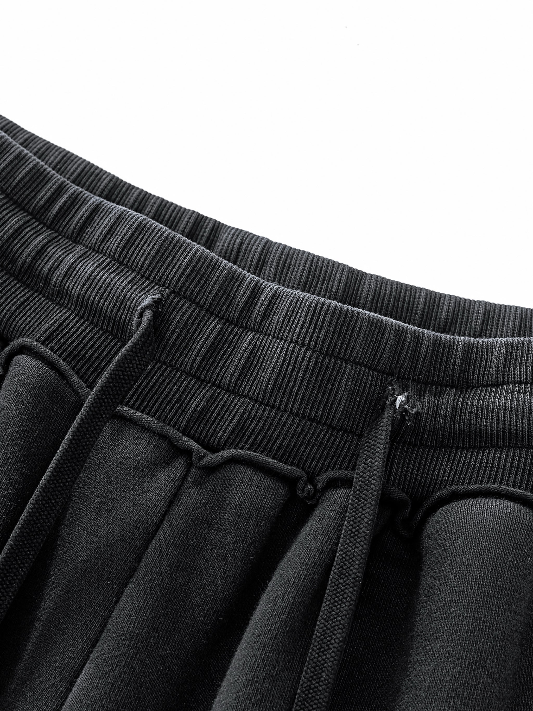 Men’s Raw-Seam Enzyme Washed Sweatpants