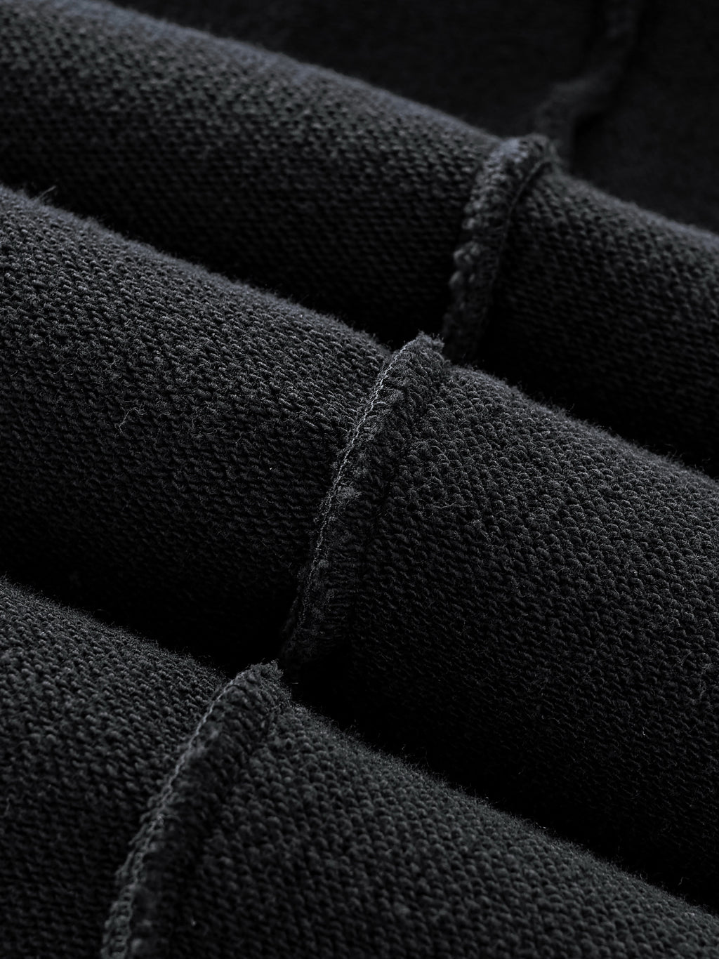 Men’s Raw-Seam Enzyme Washed Sweatpants