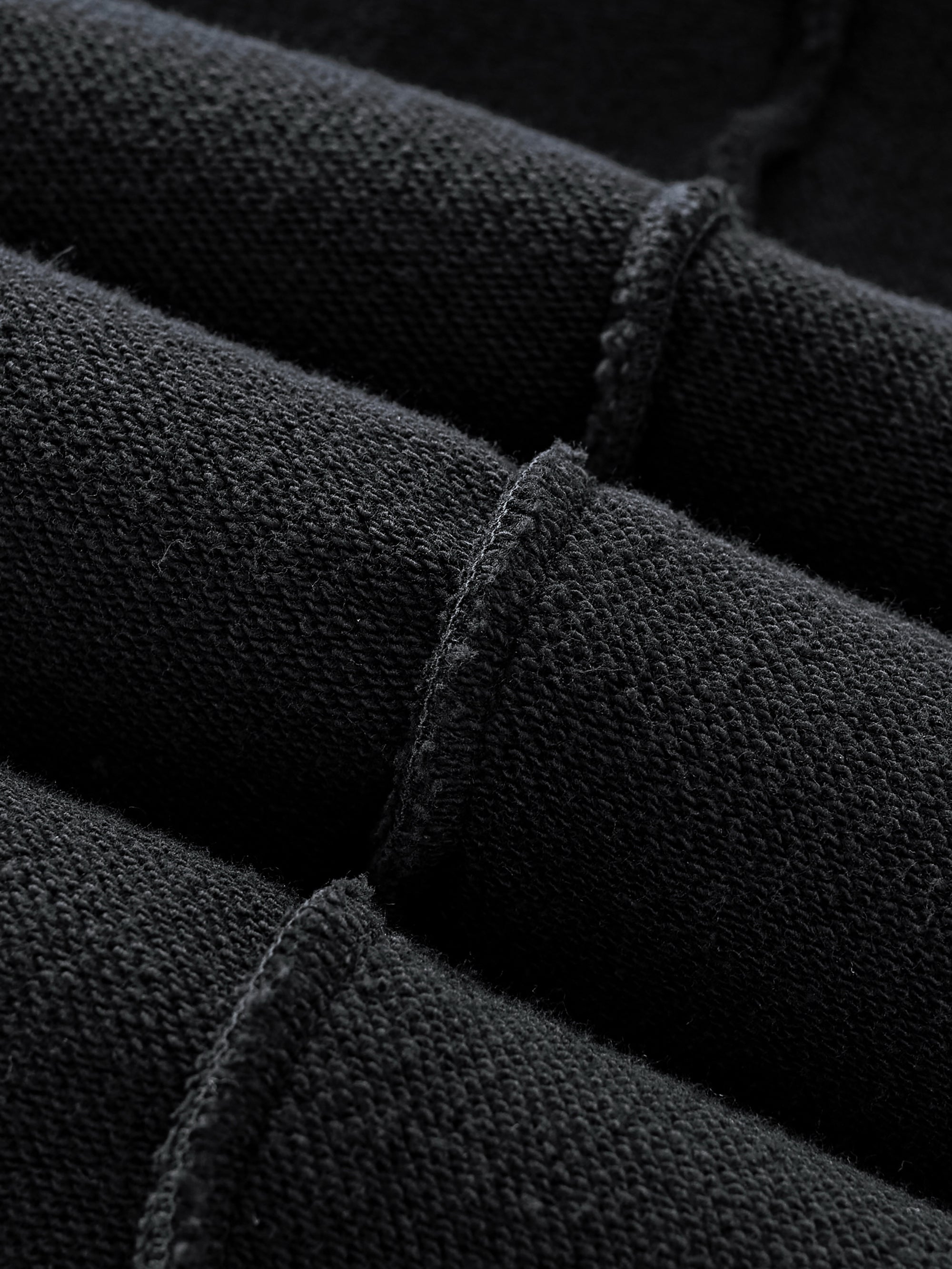 Men’s Raw-Seam Enzyme Washed Sweatpants