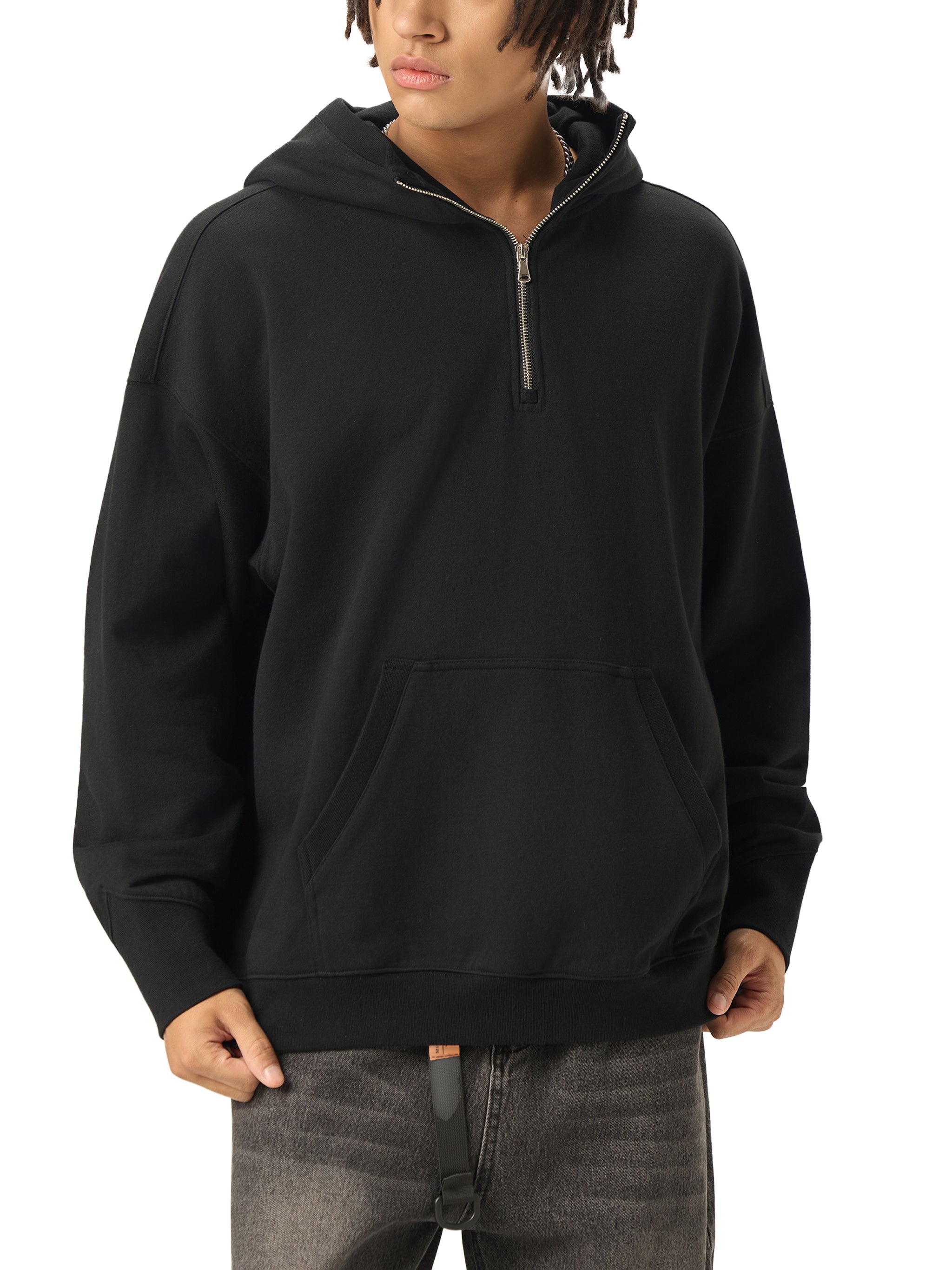 Half-Zip Fleece Hoodie