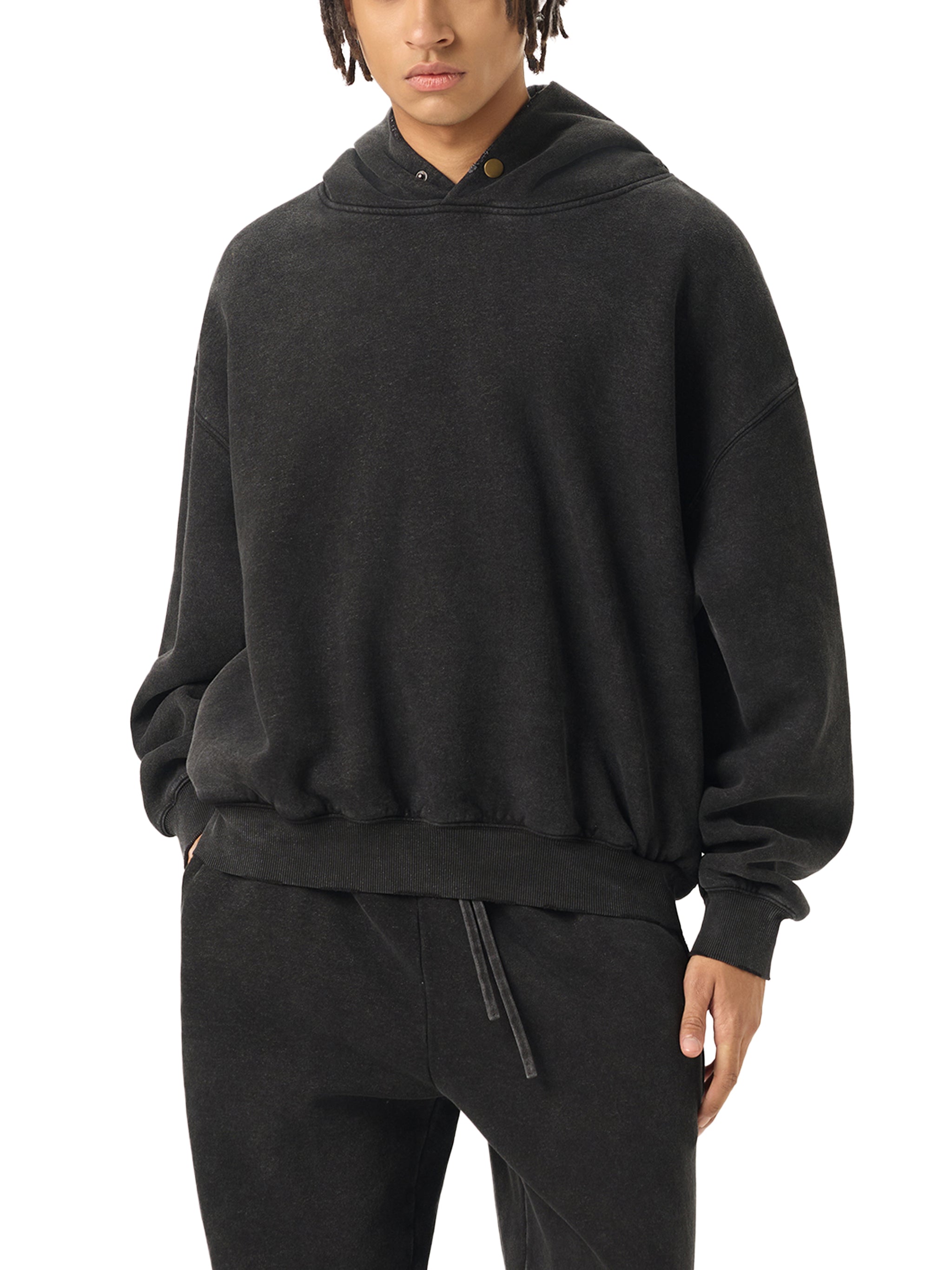 Enzyme Washed Fleece Hoodie
