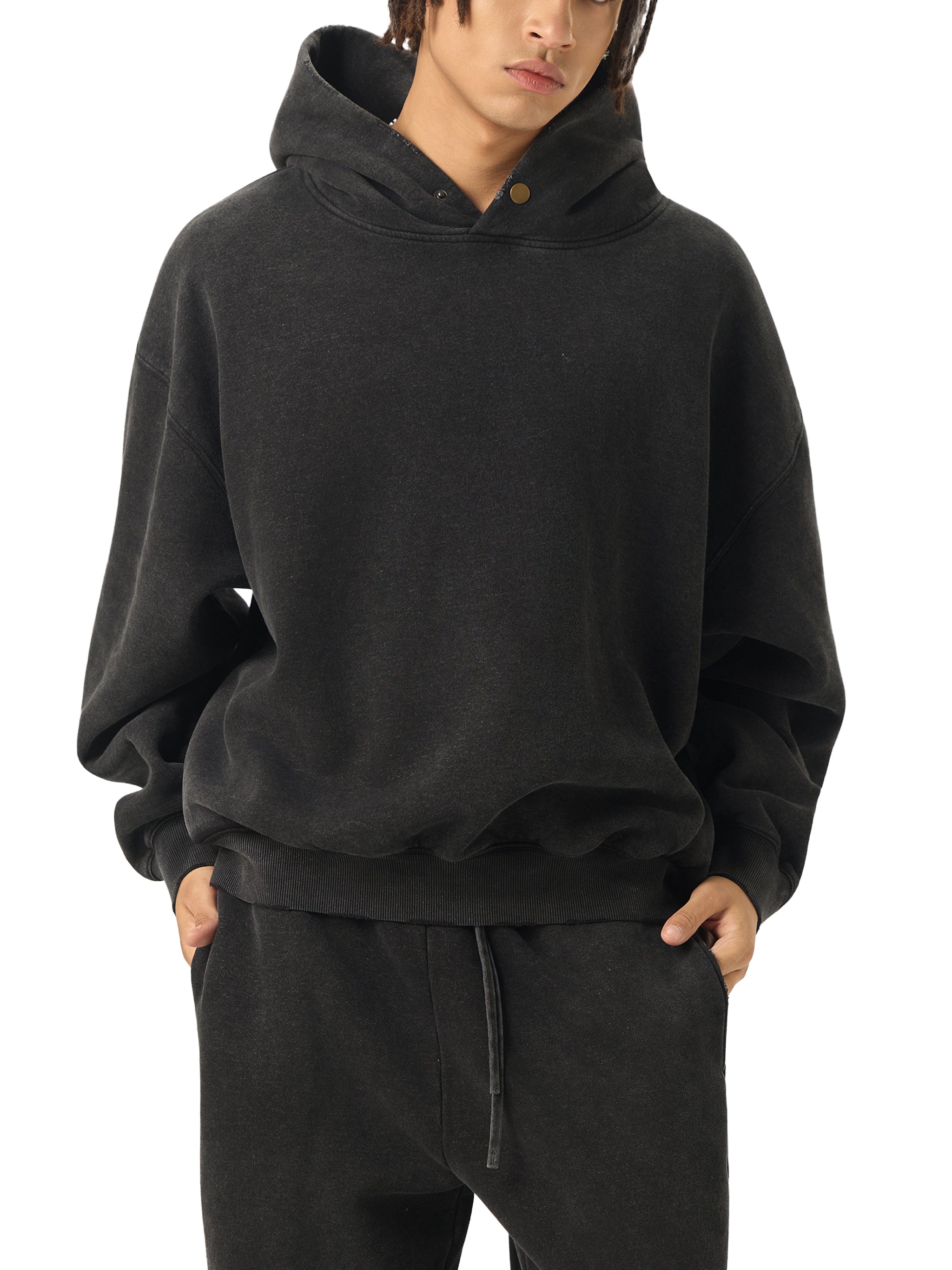Enzyme Washed Fleece Hoodie