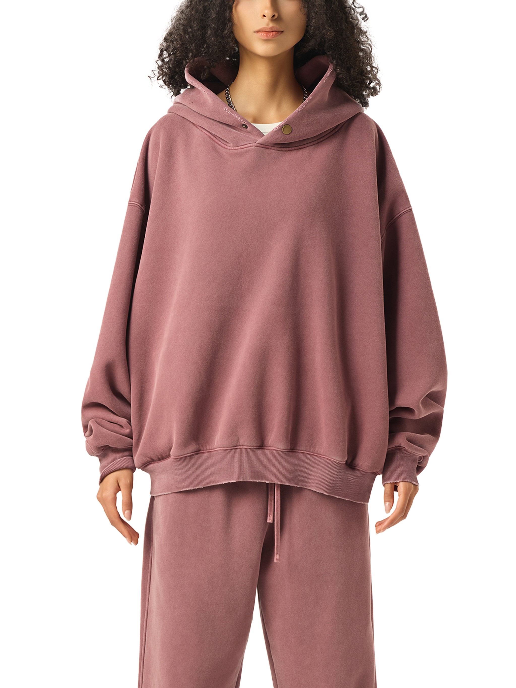 Enzyme Washed Fleece Hoodie