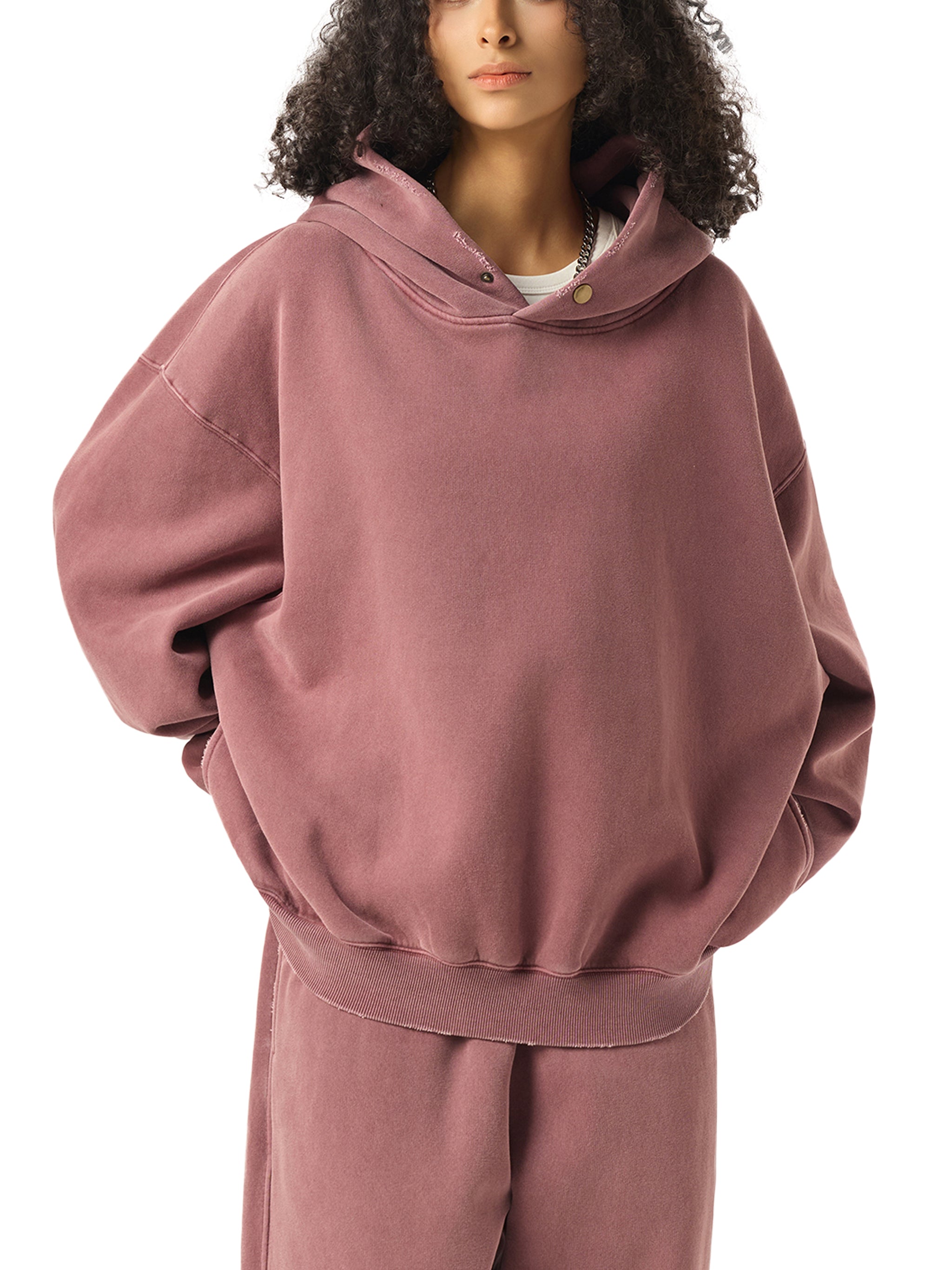 Enzyme Washed Fleece Hoodie