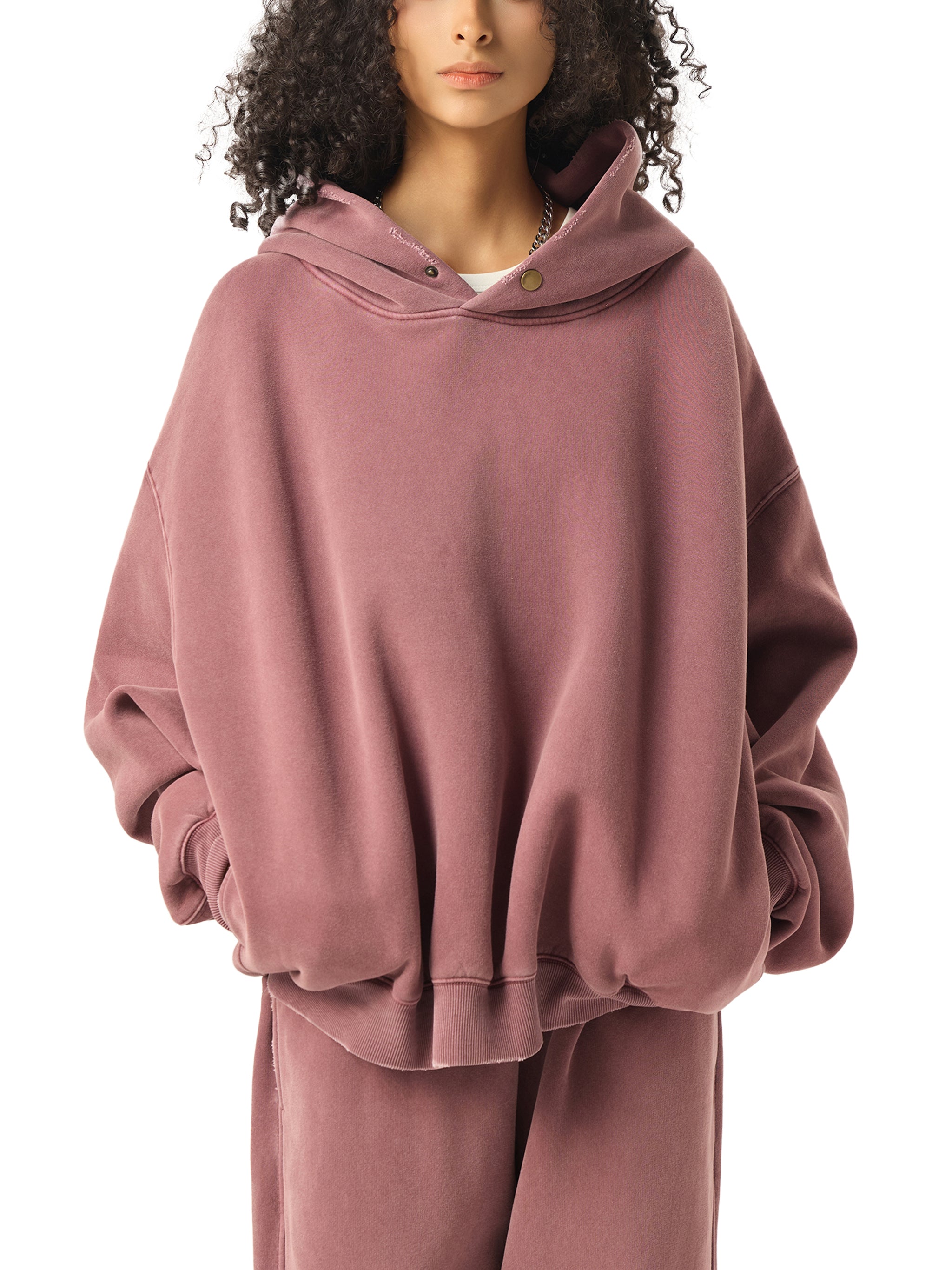 Enzyme Washed Fleece Hoodie