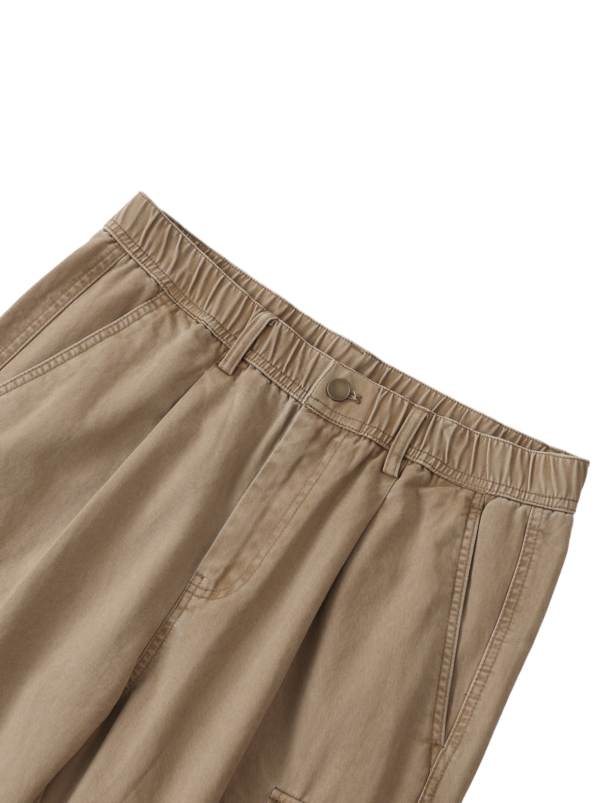 Elastic Waist Cargo Pants