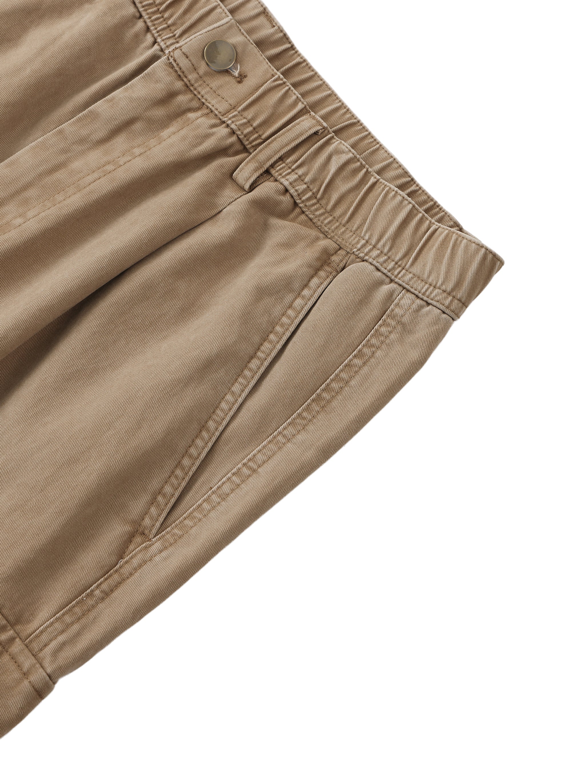Elastic Waist Cargo Pants