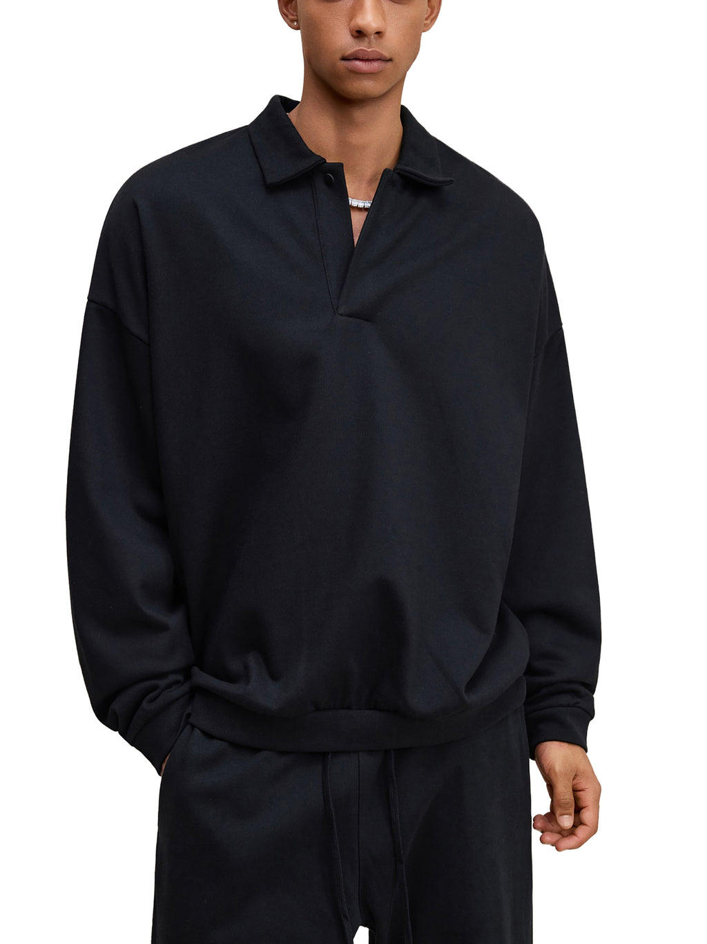 Heavyweight Polo Sweatshirt